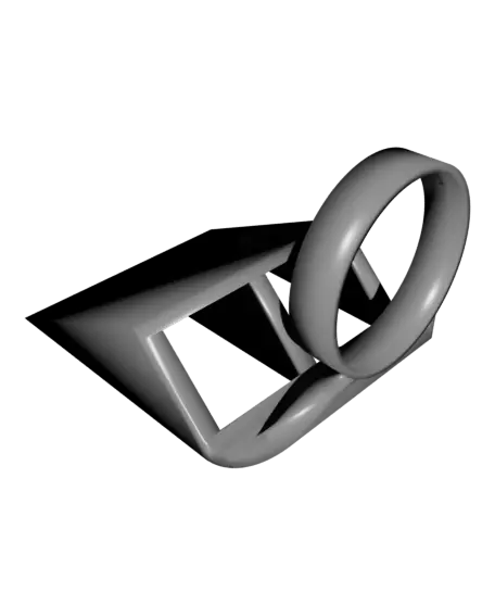 Hygrometer stand for food storage containers — modelo 3D
