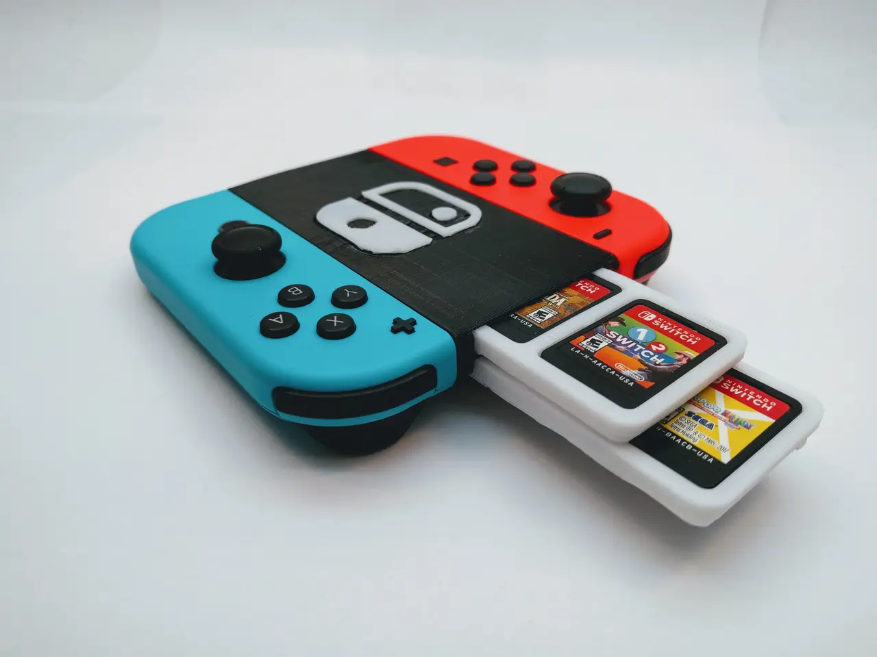 Nintendo Switch Joycon Grip and Game Case — modelo 3D