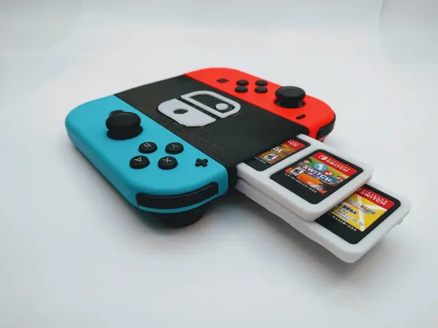 Nintendo Switch Joycon Grip and Game Case — modelo 3D