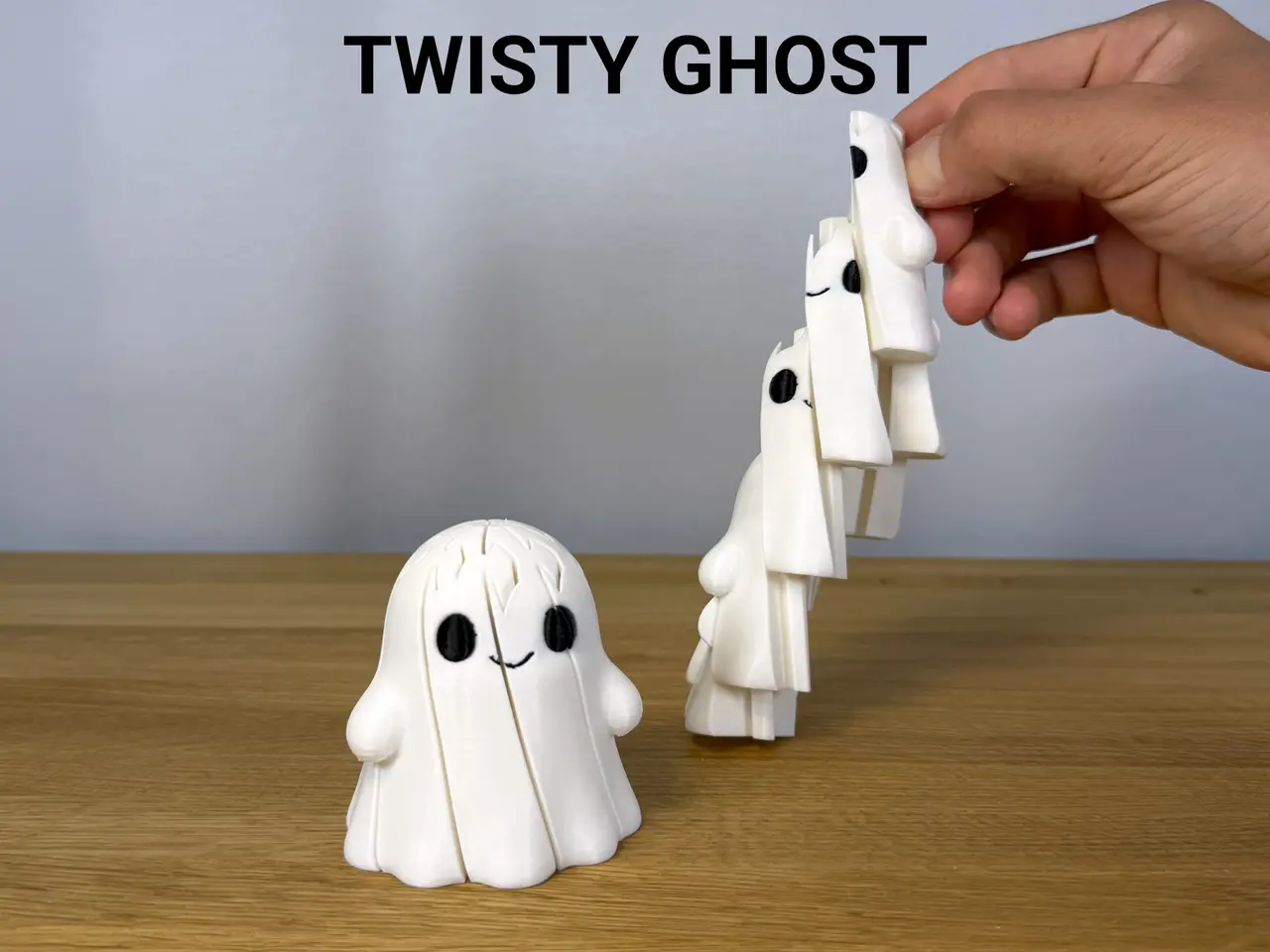 Twisty Ghost Fidget Toy — modelo 3D