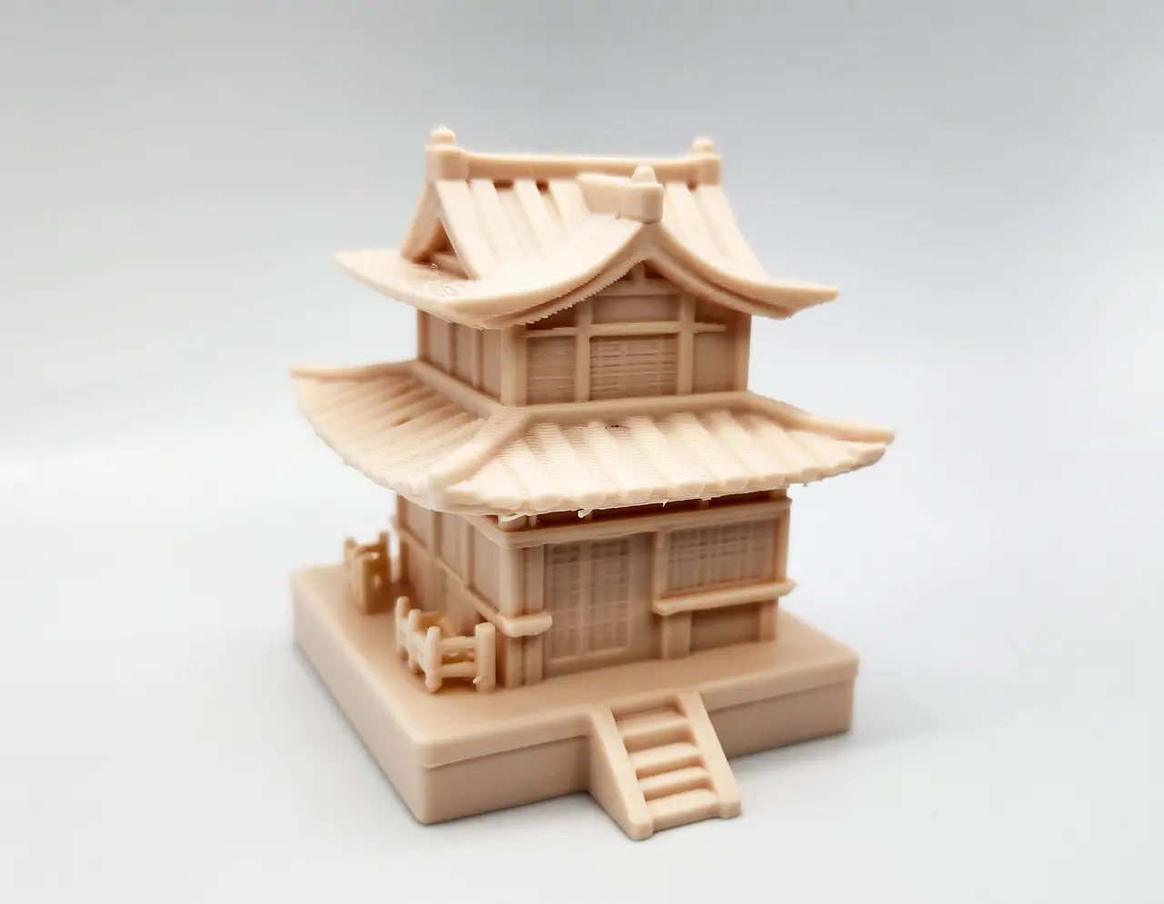Japanese-Style House Miniature 3 — modelo 3D