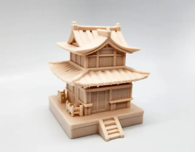 Japanese-Style House Miniature 3 — modelo 3D