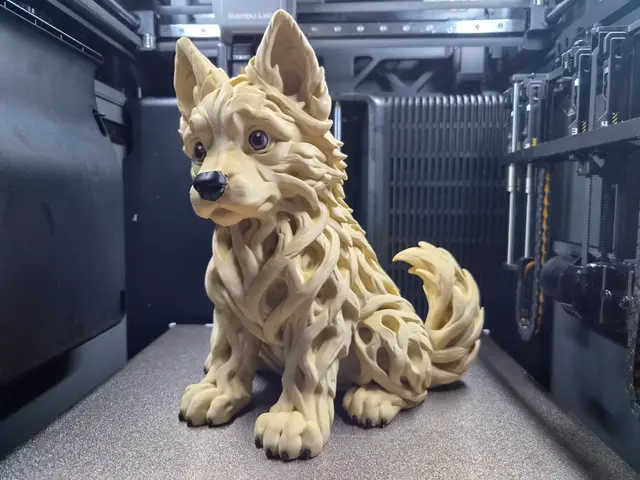 Rootwoven German Shepherd Puppy — modelo 3D