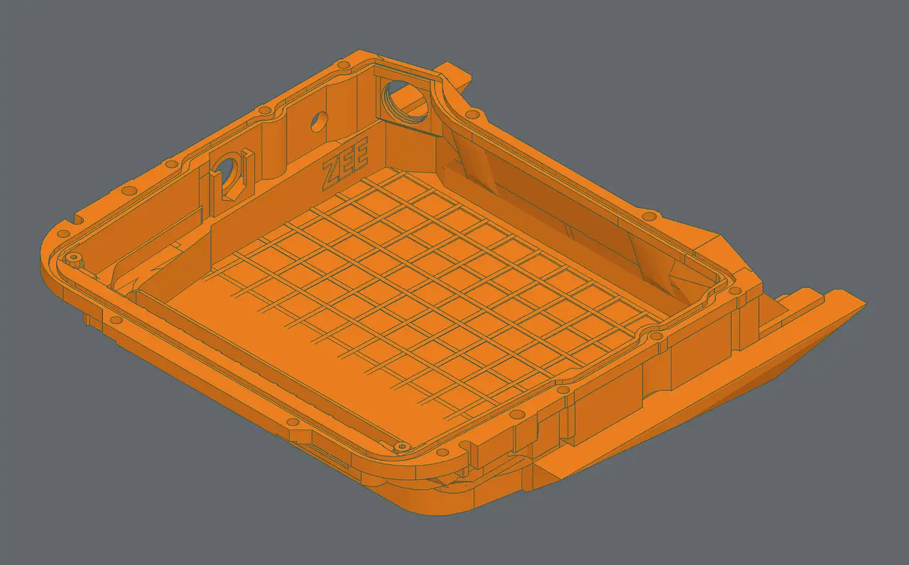 Onewheel Pint/X Z Battery Box (21700 15s2p) — modelo 3D
