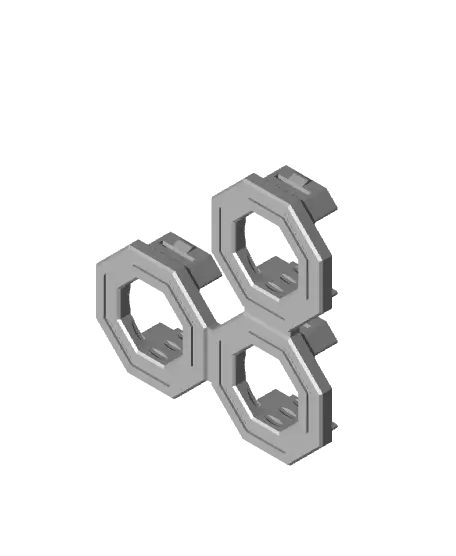Raised Triple Snap (DS Part B) — modelo 3D