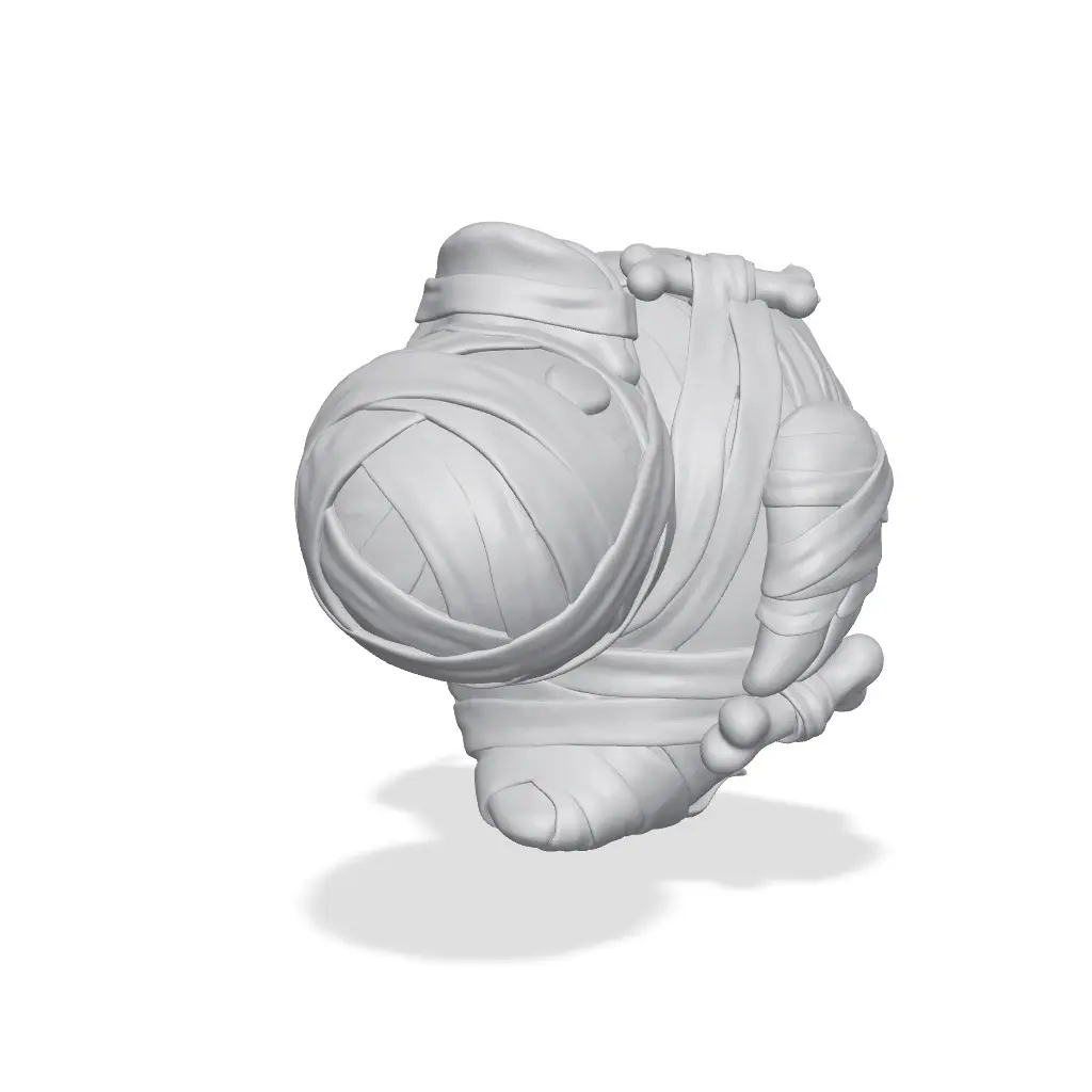 Mummy Rubber Duck - Horror Figurine — modelo 3D