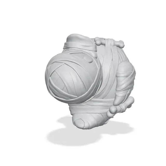 Mummy Rubber Duck - Horror Figurine — modelo 3D