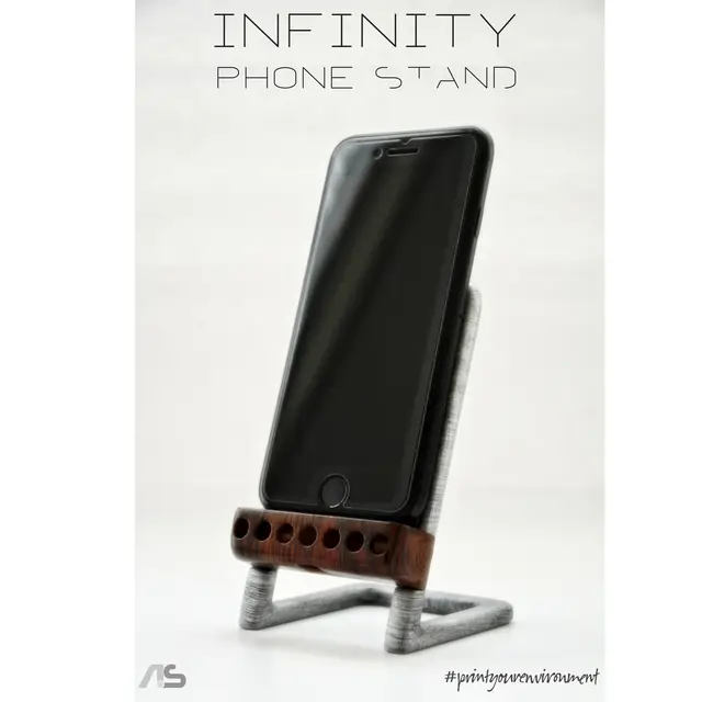 Infinity iPhone Stand (Sound Amplifying) — modelo 3D