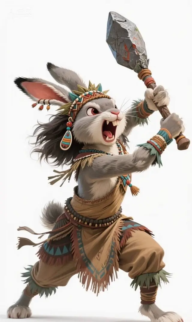 The symbols of the Chinese horoscope (Rabbit) — modelo 3D