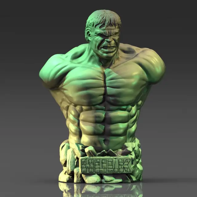 The Hulk bust — modelo 3D