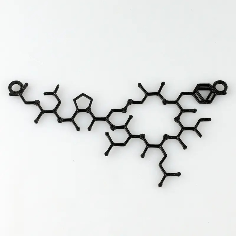 Oxytocin necklace (love molecule) — modelo 3D