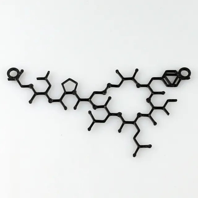 Oxytocin necklace (love molecule) — modelo 3D