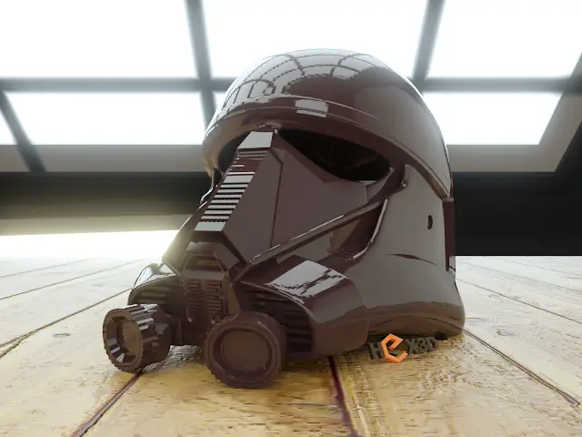 Death Trooper (AWT Trooper) Full Scale Helmet (Rogue One) — modelo 3D
