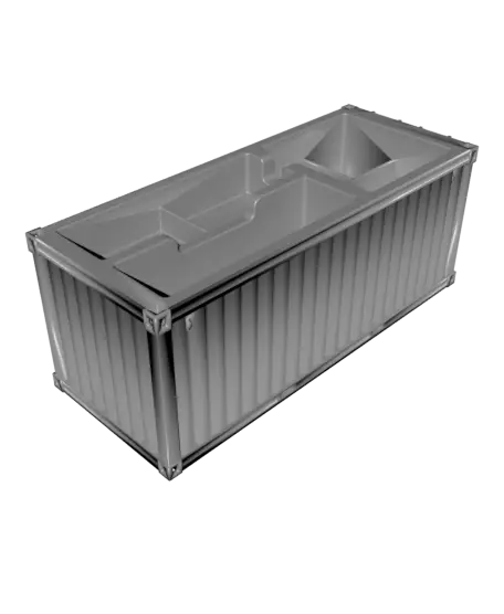 1:30 Shipping Container Pen Holder — modelo 3D