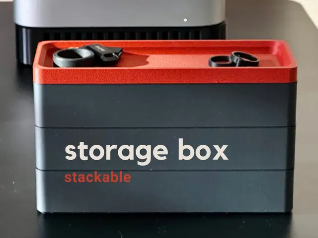 stackable storage box · japanese influence — modelo 3D