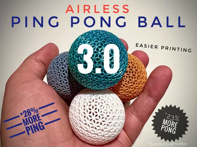 Airless Ping Pong Ball 3.0 — modelo 3D