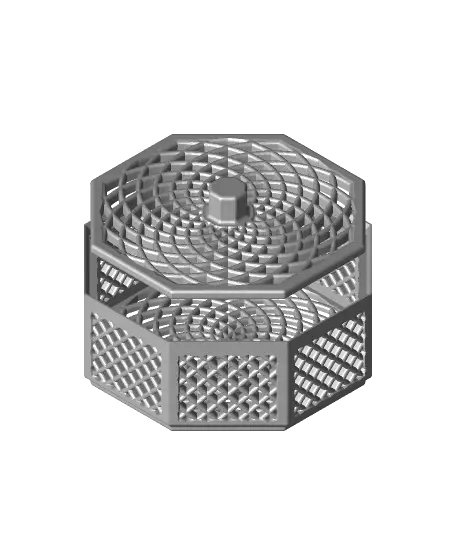 Stackable Herb Dryer - Square Pattern — modelo 3D