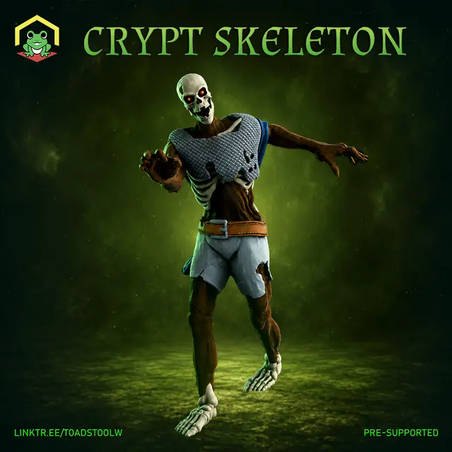 Tresendar crypt skeleton 6 — modelo 3D