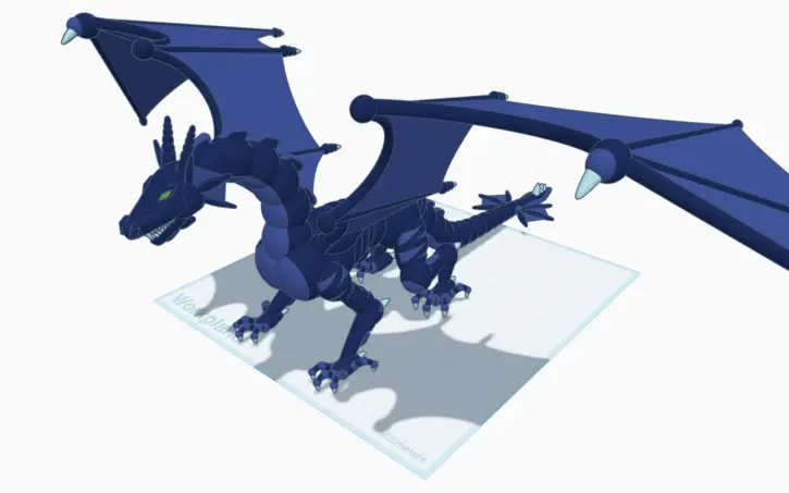 dragon aura wsxedcfvgbhnjmk, — modelo 3D