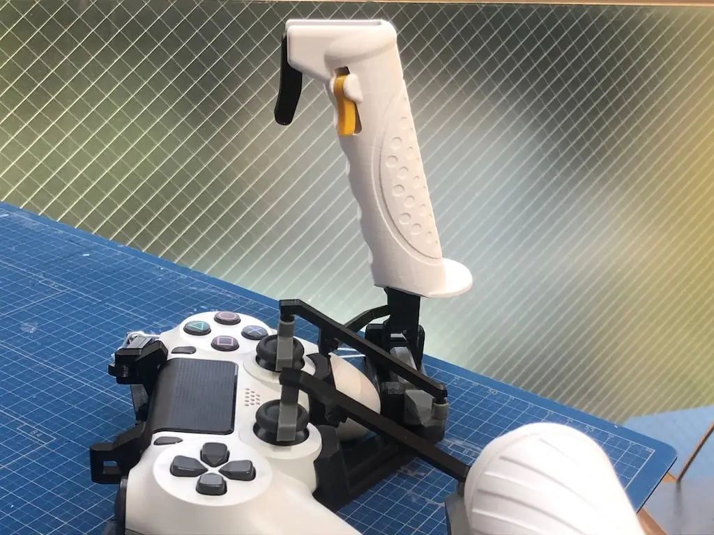 PS4 DualShock Joystick HOTAS / HOSAS — modelo 3D