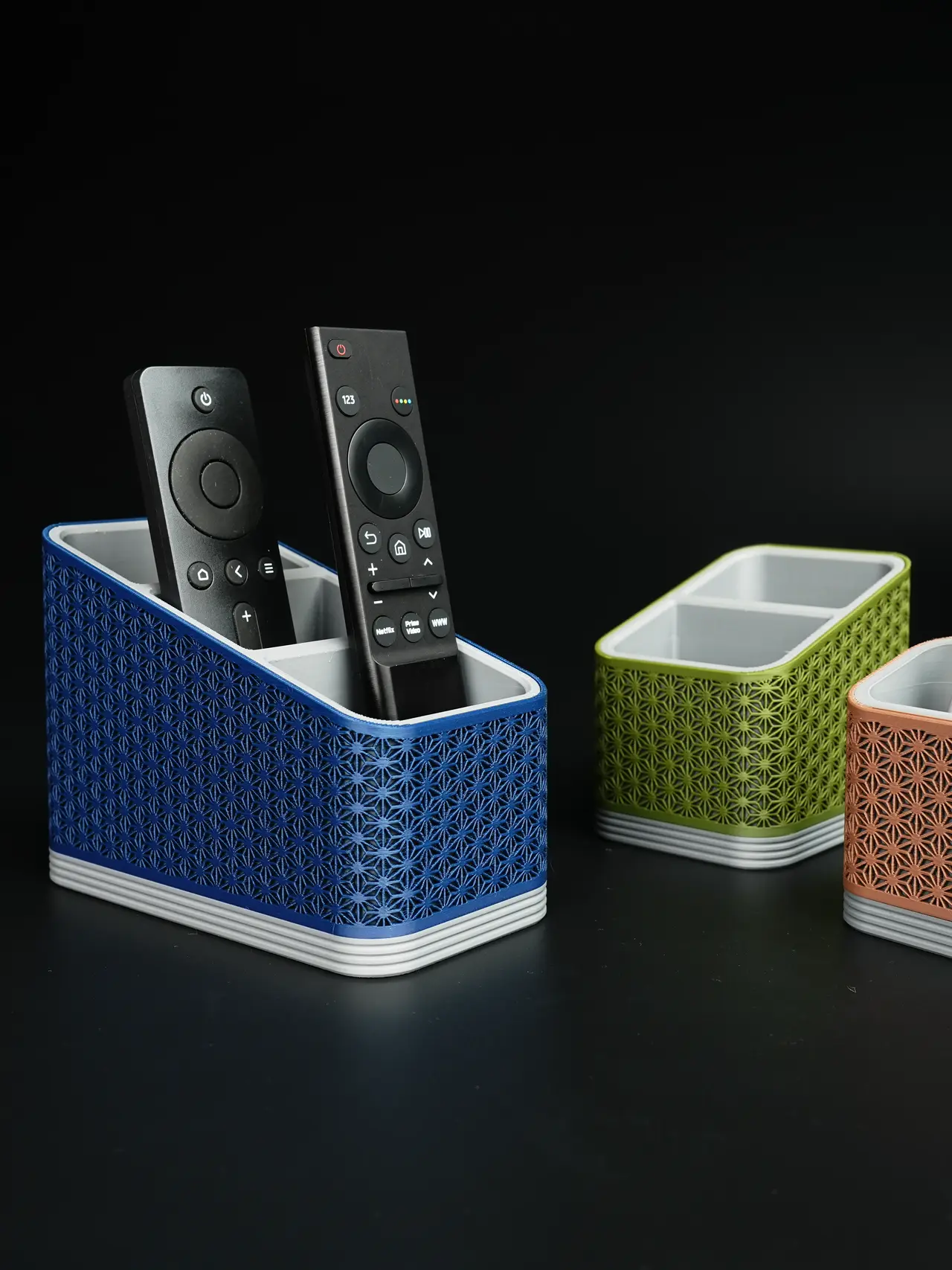 Asanoha Remote Control Holder — modelo 3D