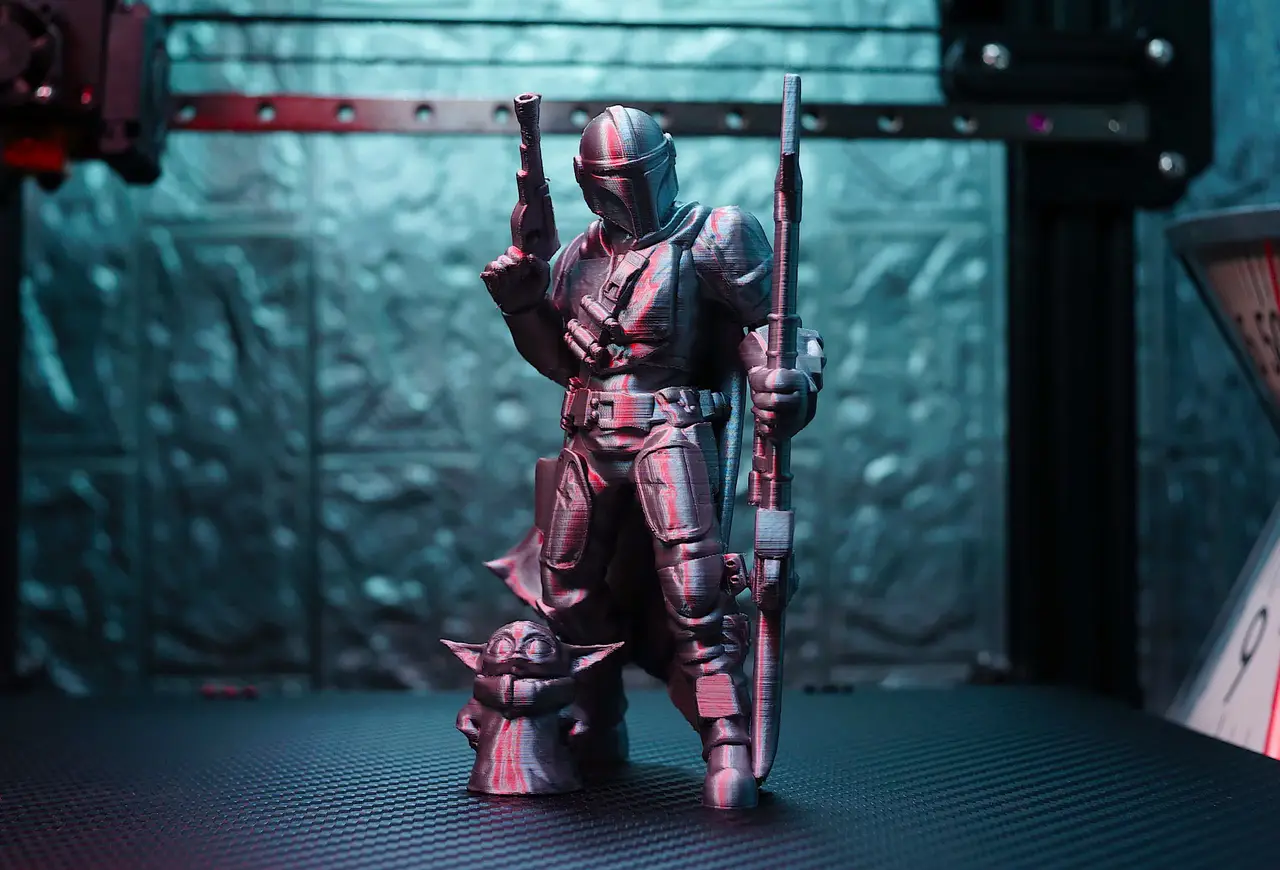 The Mandalorian Support Free Remix Pose 3/5 — modelo 3D