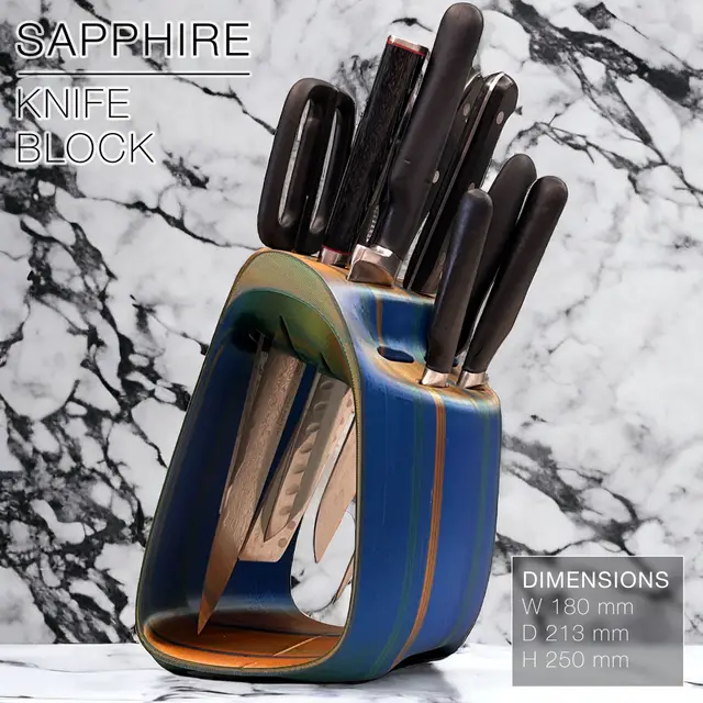 SAPPHIRE | Knife Rack, knife block — modelo 3D