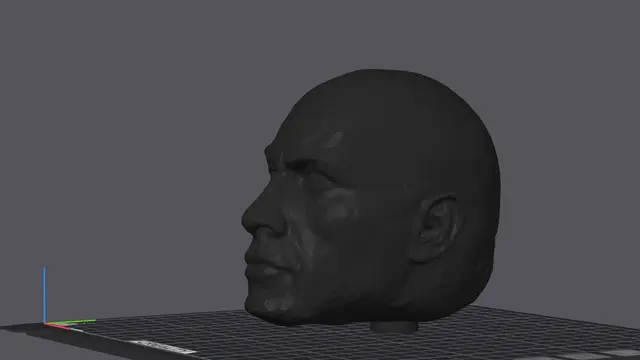 Dwayne “The Rock” Shifter — Thrustmaster Shift Knob — modelo 3D