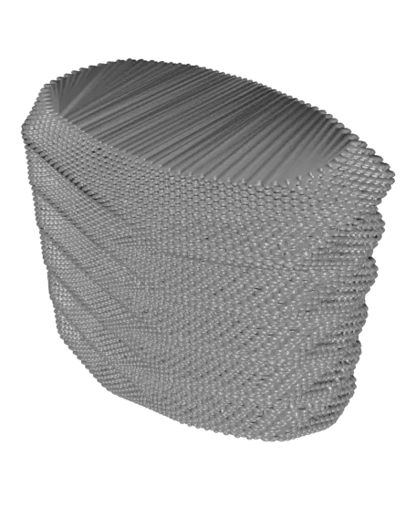 Bellows Weave Lamp - Shade Only — modelo 3D