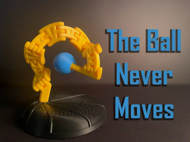 Fixed-Center Kinetic Sculpture | Floating Ball — modelo 3D