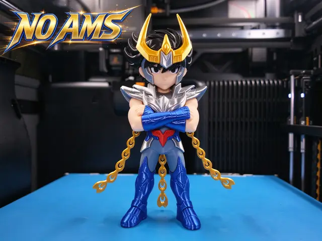 圣斗士星矢 凤凰座不死鸟一辉 Ikki 分件打印（无需AMS） — modelo 3D