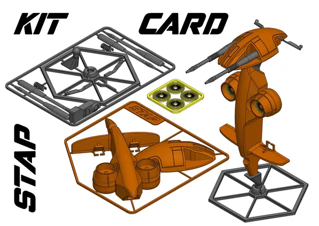 Star Wars STAP Kit Card — modelo 3D
