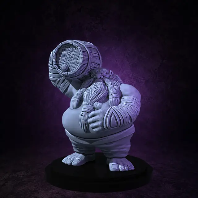 Dwarf Brewmaster (supportless) — modelo 3D