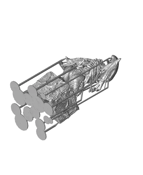 Alien Statuette — modelo 3D