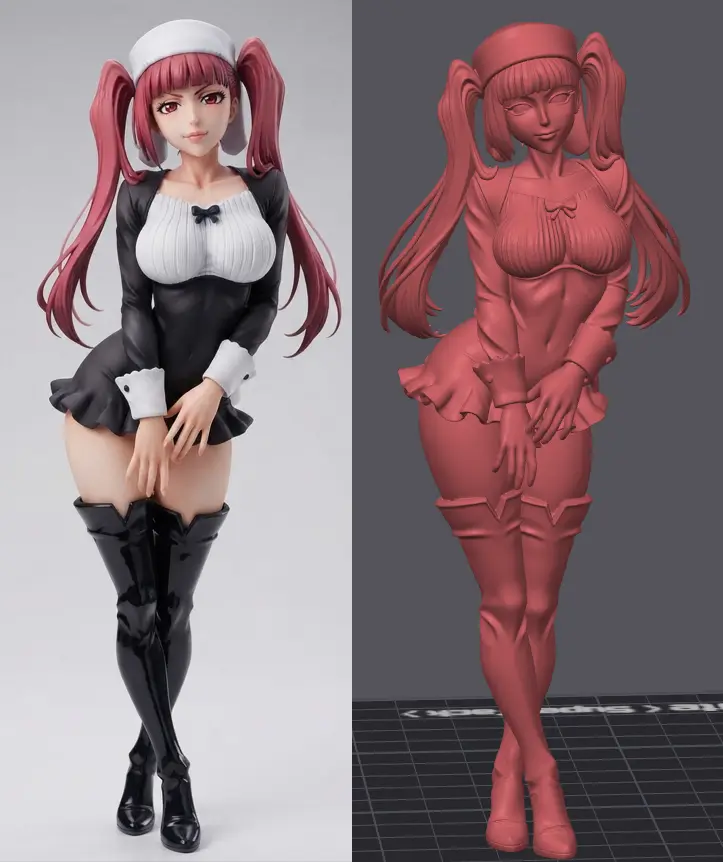 Riruka fanart — modelo 3D