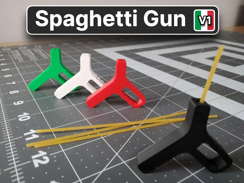 Spaghetti gun — modelo 3D