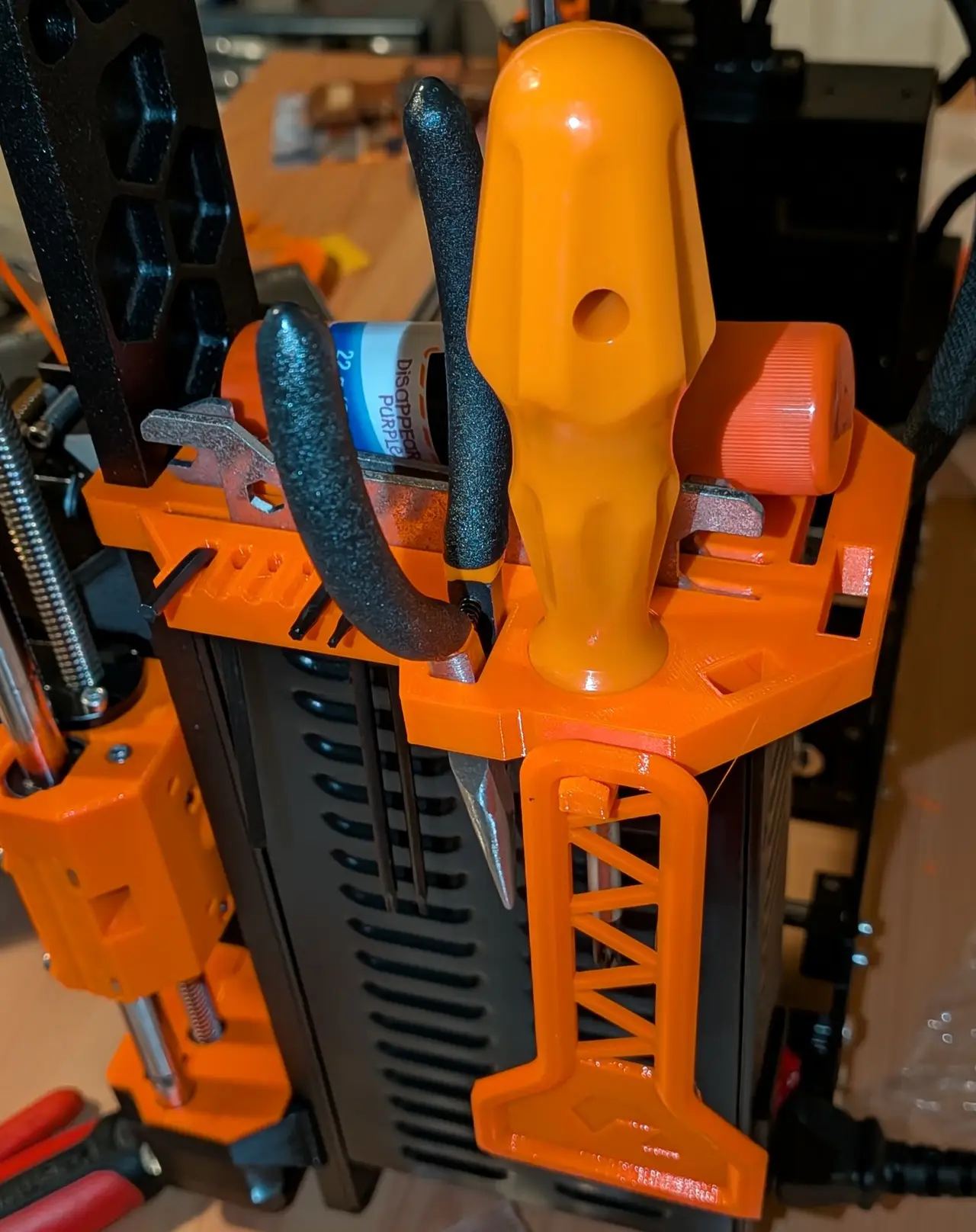 MK4/MK4S Tool Holder with Hook — modelo 3D
