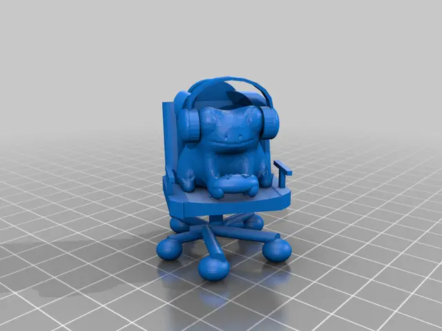 fred the gamer frog — modelo 3D