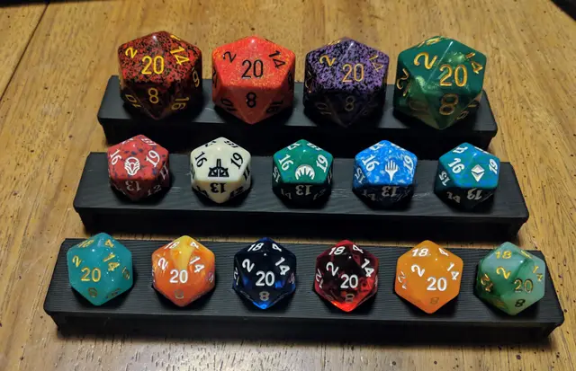Modular Dice Display Shelves — modelo 3D