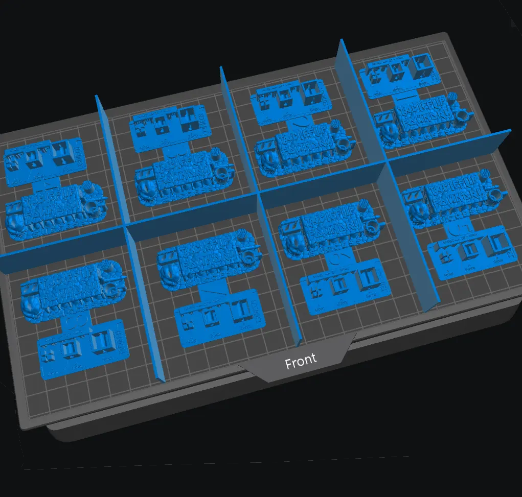 Saturn 4 Ultra - Resin Calibration Tool Gridlines — modelo 3D