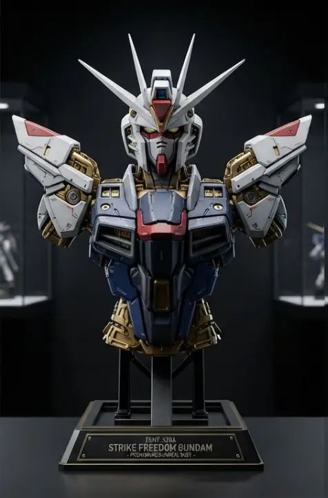Strike Freedom Gundam Bust — modelo 3D
