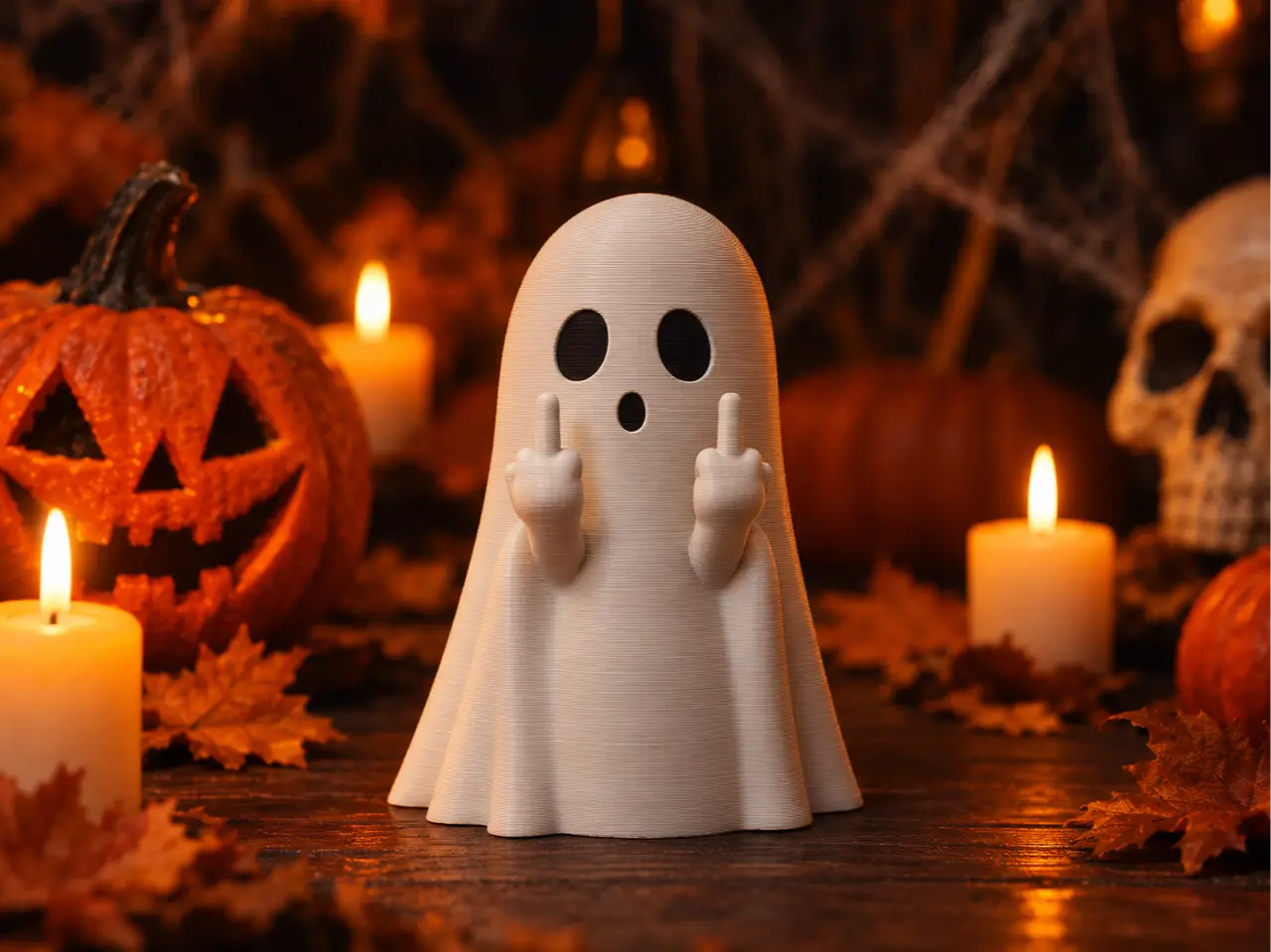 Funny Ghost - No AMS - Haloween decoration — modelo 3D