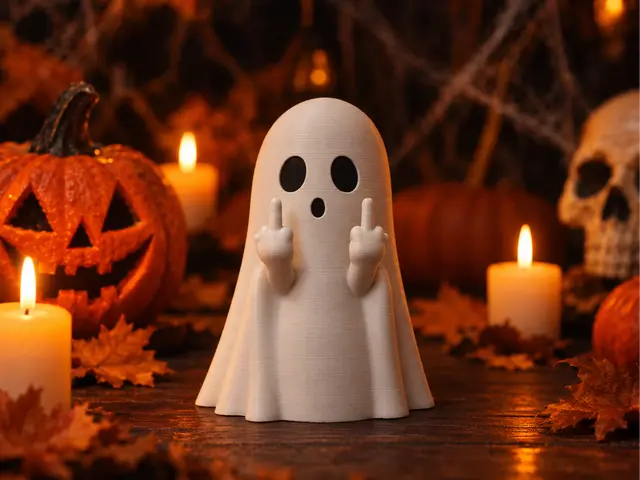 Funny Ghost - No AMS - Haloween decoration — modelo 3D