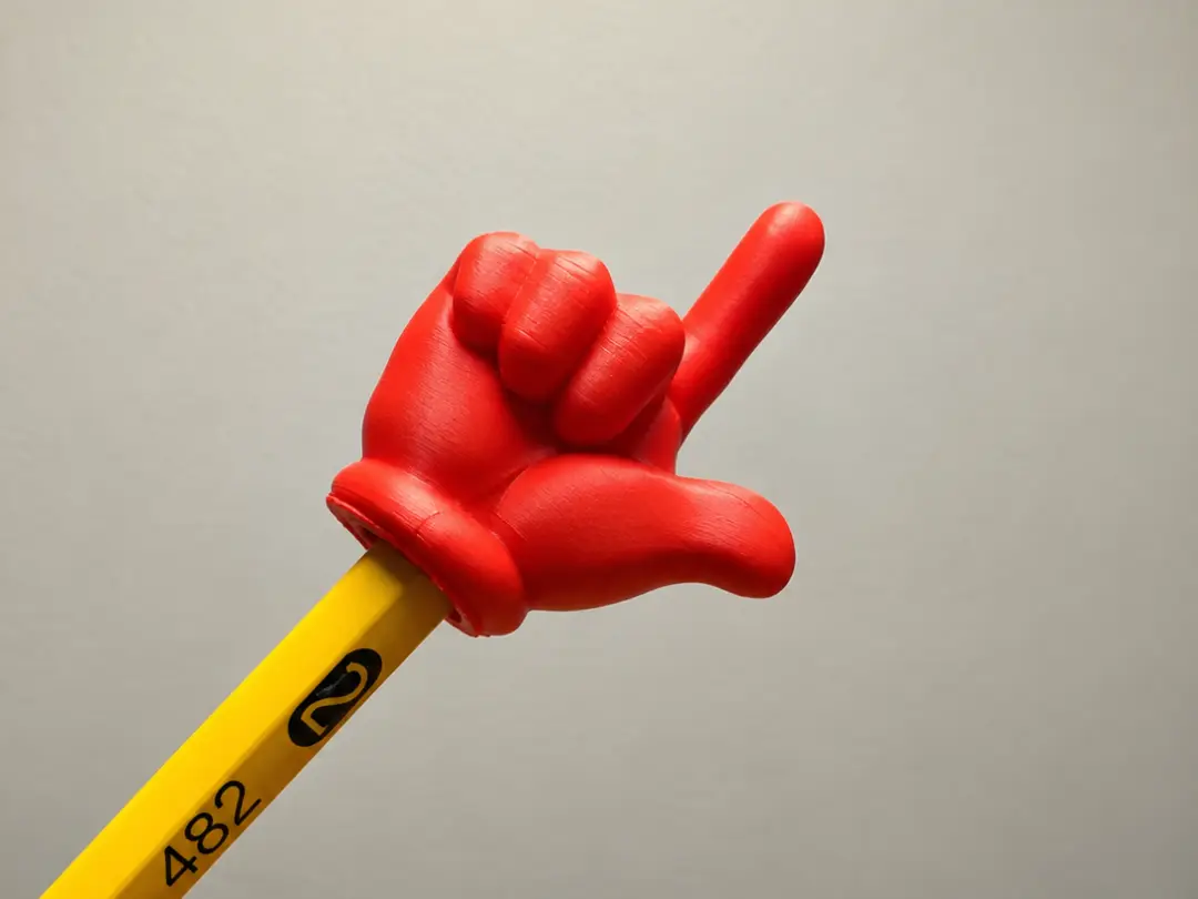 Pointing Hand (Pencil/Pen) — modelo 3D