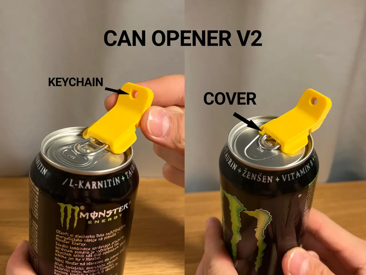 Beverage Can Opener with Cover — modelo 3D