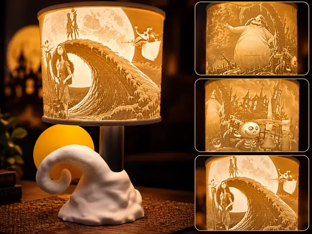 Nightmare Before Christmas Lamp Bulb or Wireless — modelo 3D