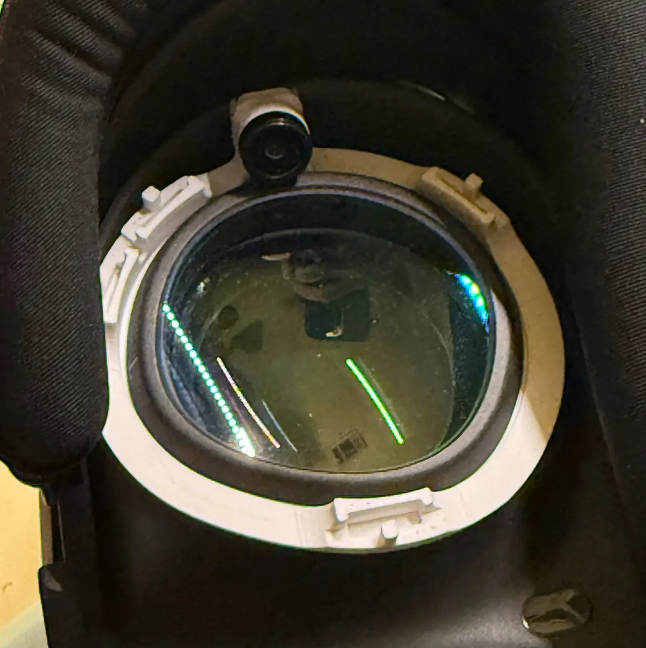 EyetrackVR v5 Mount for Meta Quest 3 w/ Zenni Prescription Lenses — modelo 3D