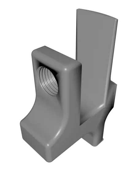 Desk Clamp Headphone Holder — modelo 3D