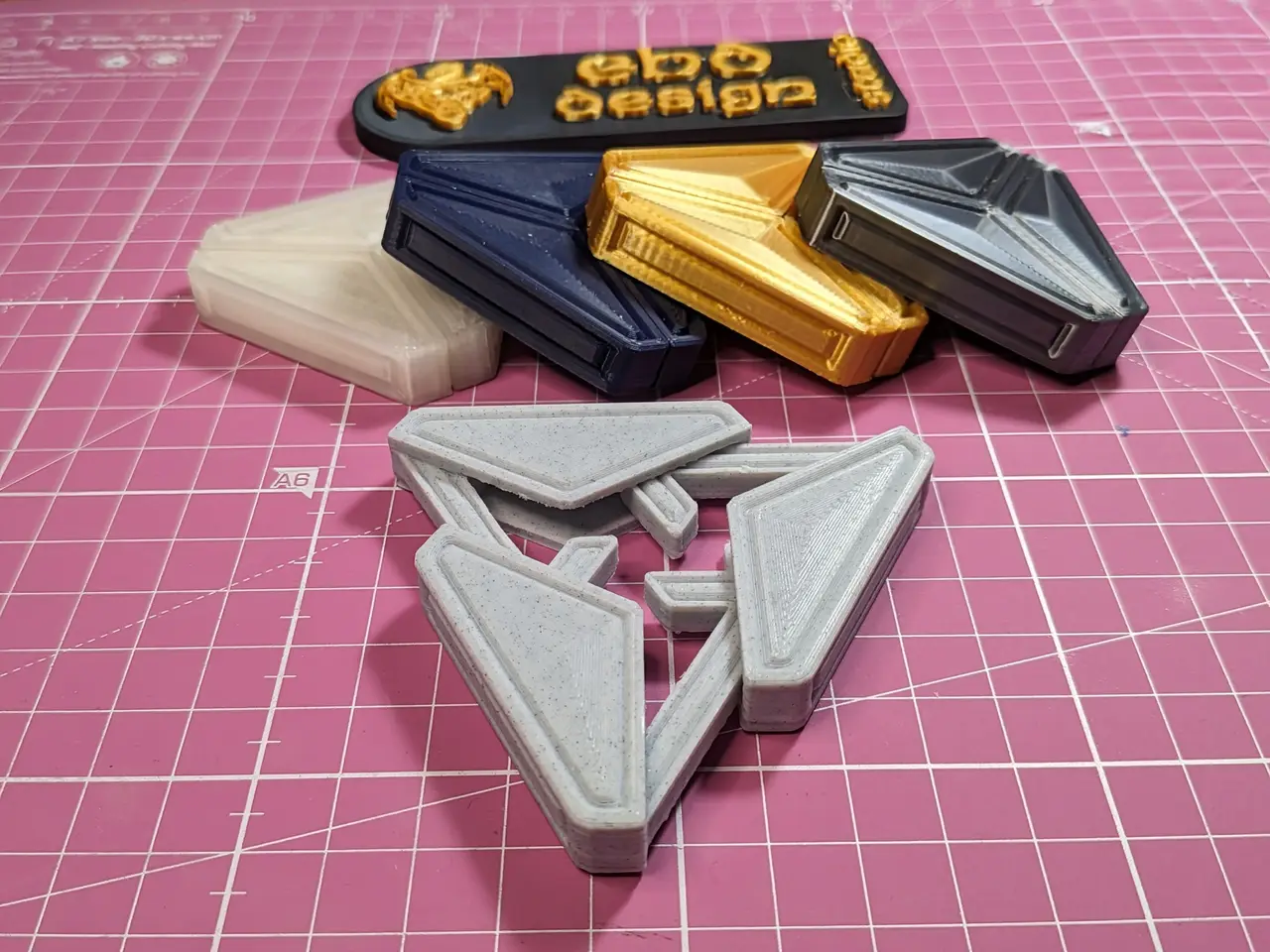 Fidget Triangle Puzzle — modelo 3D