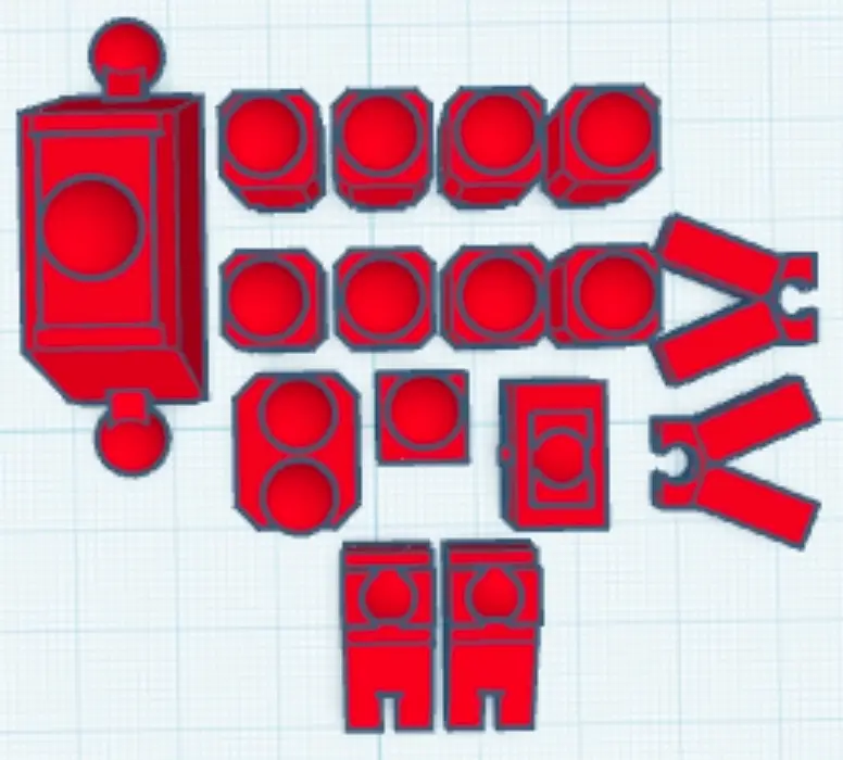 M corp action figure 003 — modelo 3D